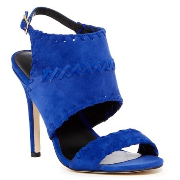 Nicole Miller Artelier Percy Suede Heels - Picture 1 of 6